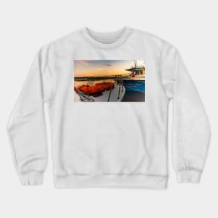 Seascapes and boats Crewneck Sweatshirt